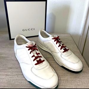1984 Gucci old school tennis shoes.